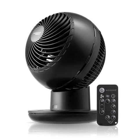 IRIS USA WOOZOO air circulator with remote for precise room airflow.