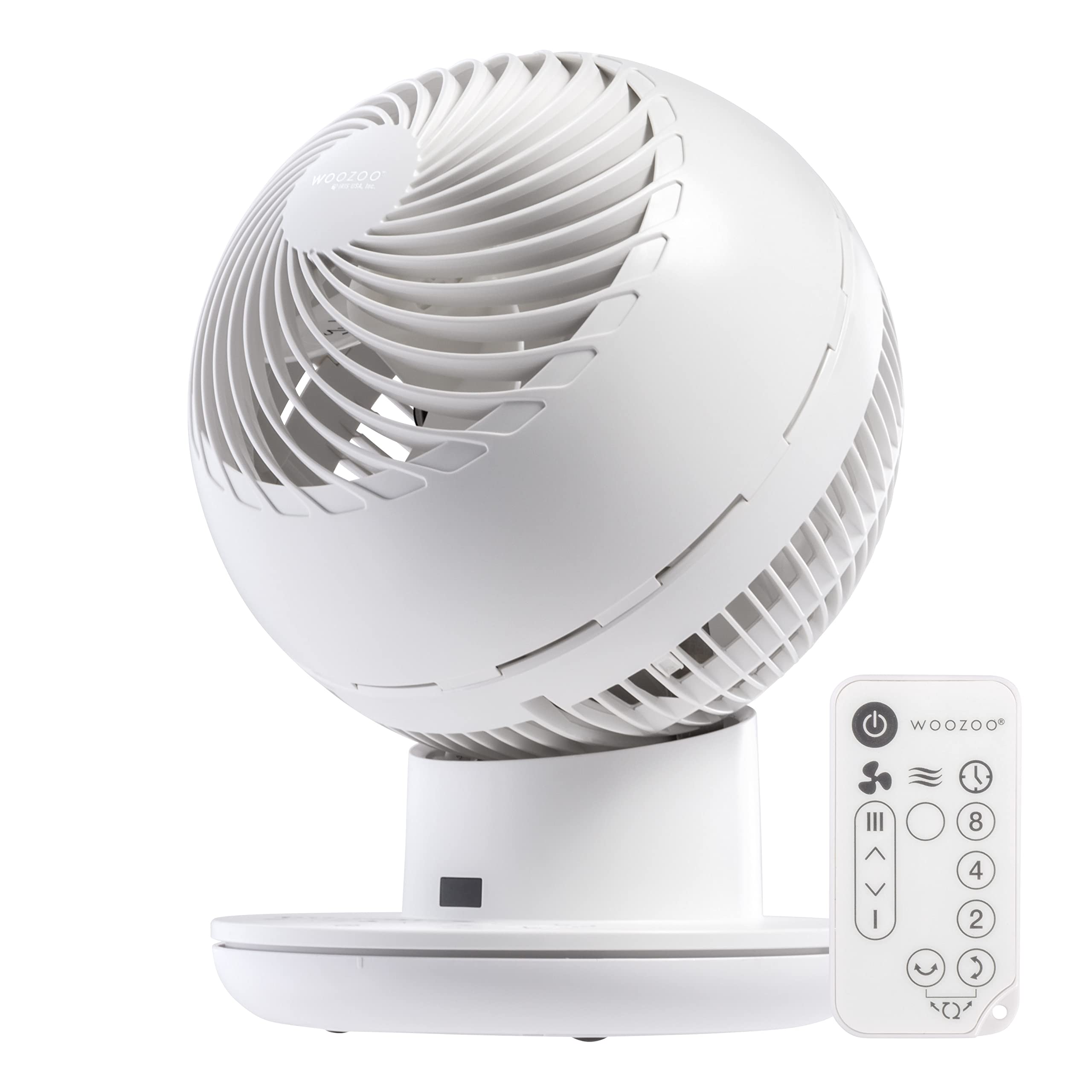IRIS WOOZOO air circulator fan remote: easy control for desk or night use