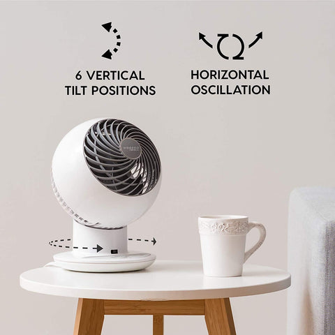 IRIS Woozoo quiet motor for near-silent operation in a bedroom or office