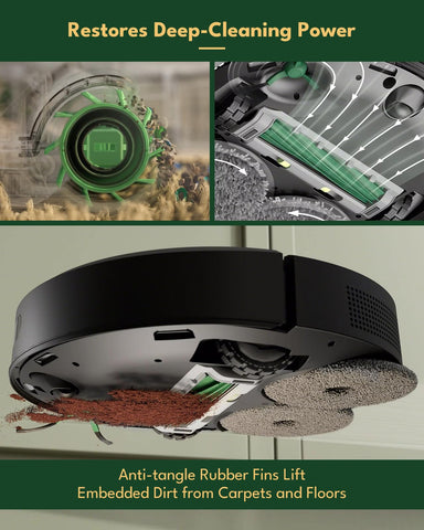 iRobacc Roomba Plus HEPA filters trap micro dust for cleaner air