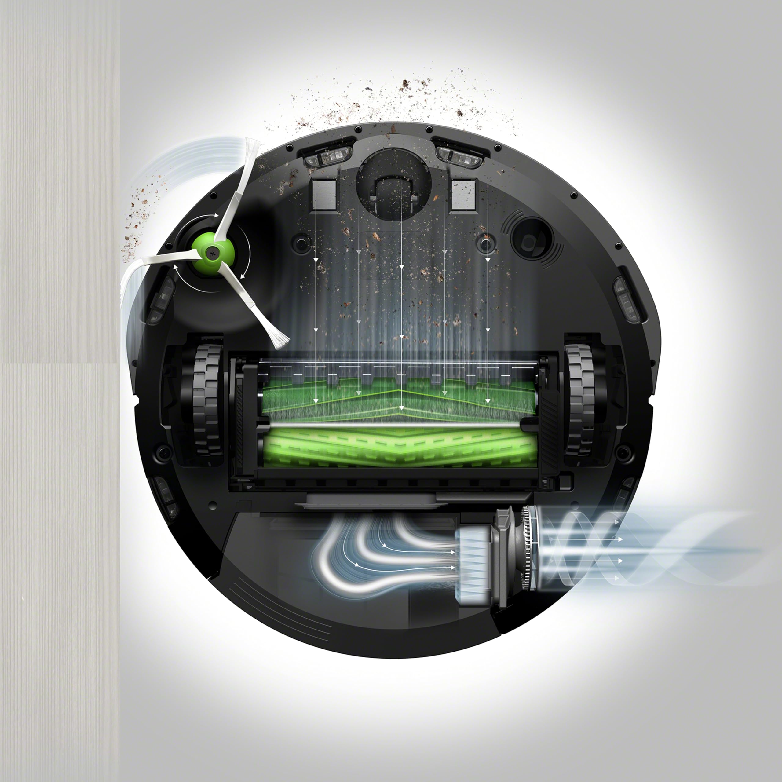 iRobot replenishment kit box content with filters and brushes for routine maintenance.