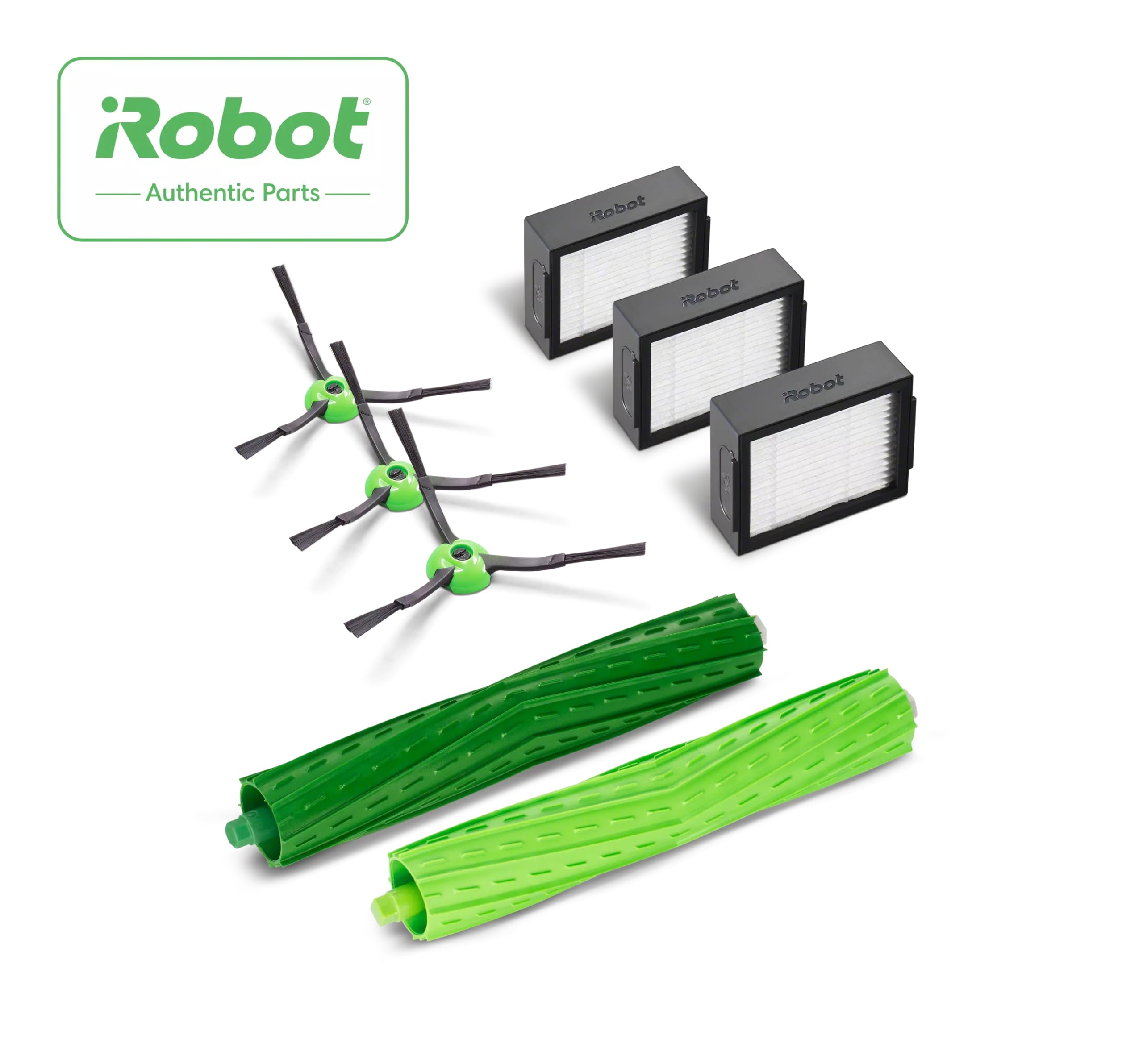 iRobot edge sweeping brushes reaching corners for Roomba e, i, and j series.