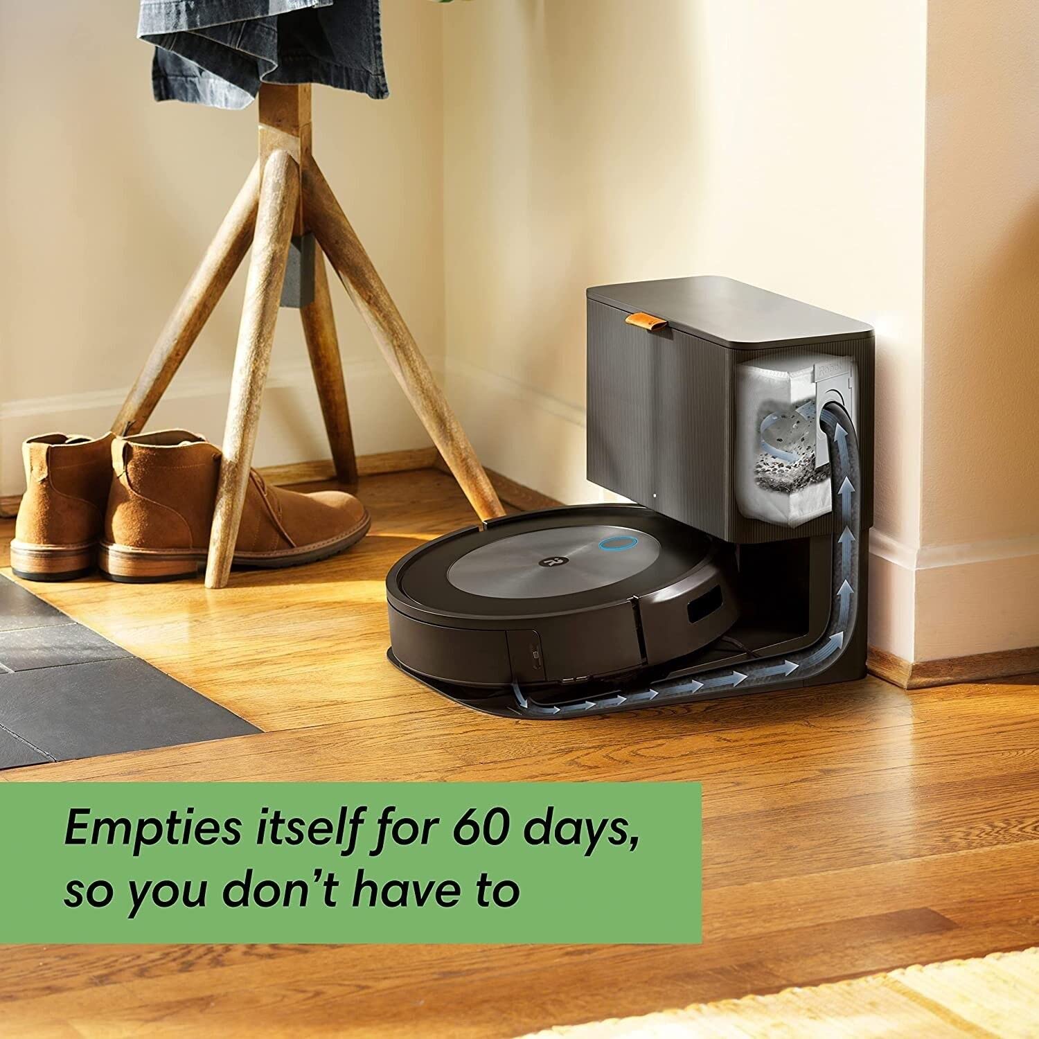 iRobot Roomba j7+ smartphone app control for scheduling and monitoring