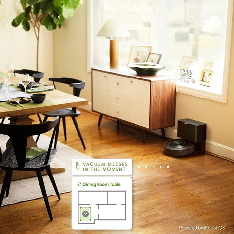 iRobot Roomba j7+ renewed packaging indicating trusted refurbish quality