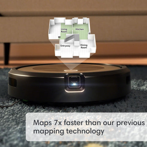 Roomba j9+ supports voice control with Alexa, Siri, and Google.