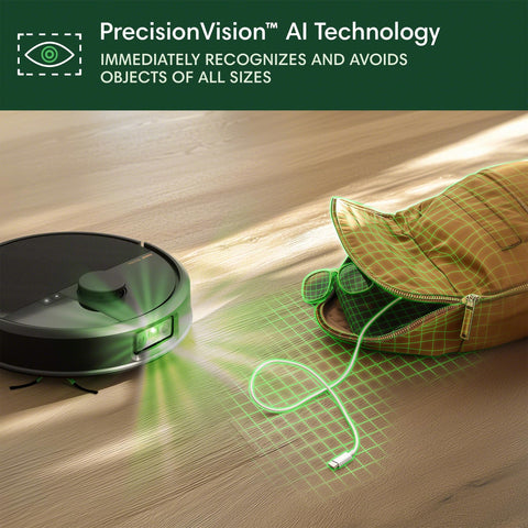 iRobot Roomba Plus 504 ClearView LiDAR maps your home.