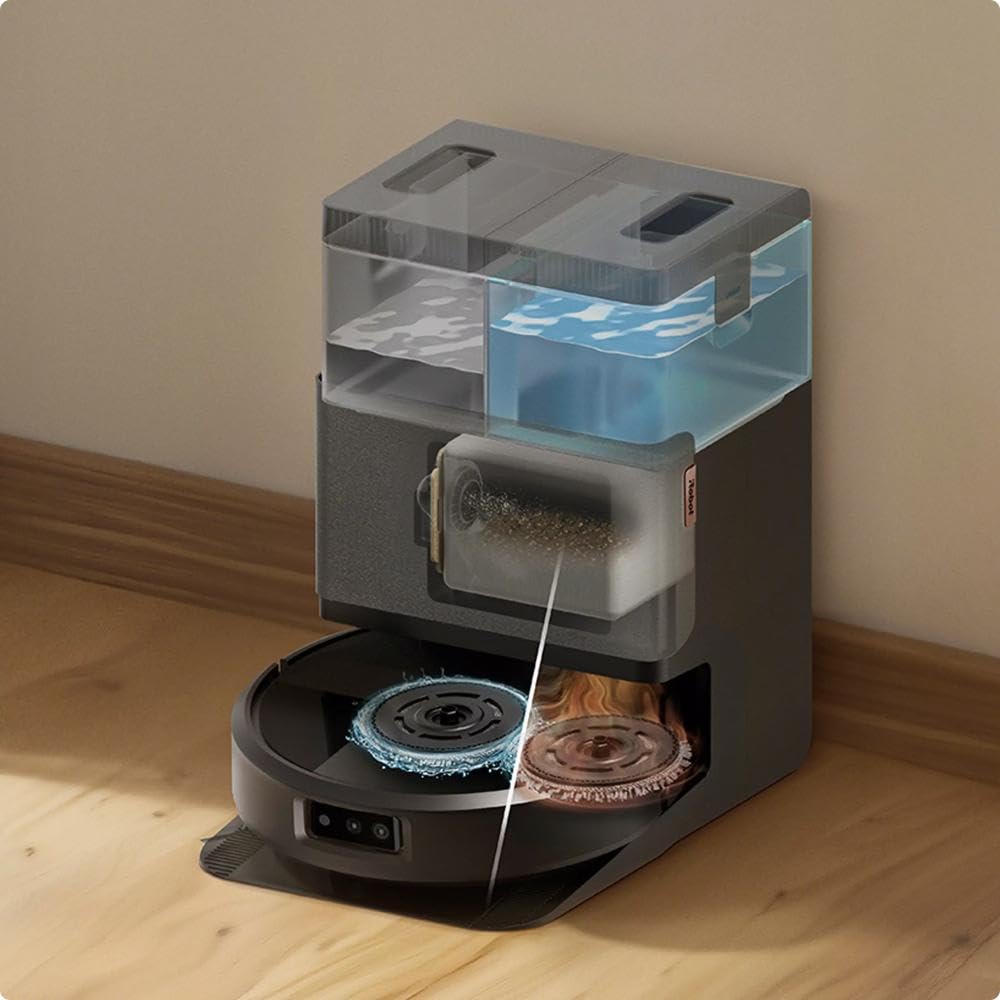 irobot Roomba Plus DualClean Mop Pads extend edge-to-edge cleaning.