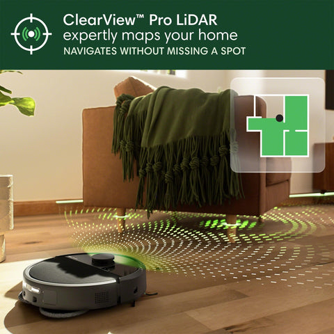 irobot Roomba Plus app and voice control for easy cleaning.