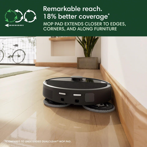 irobot Roomba Plus pad-wash and heated-drying keeps pads ready.