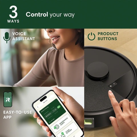 Roomba 105 voice control compatibility with your smart assistants.