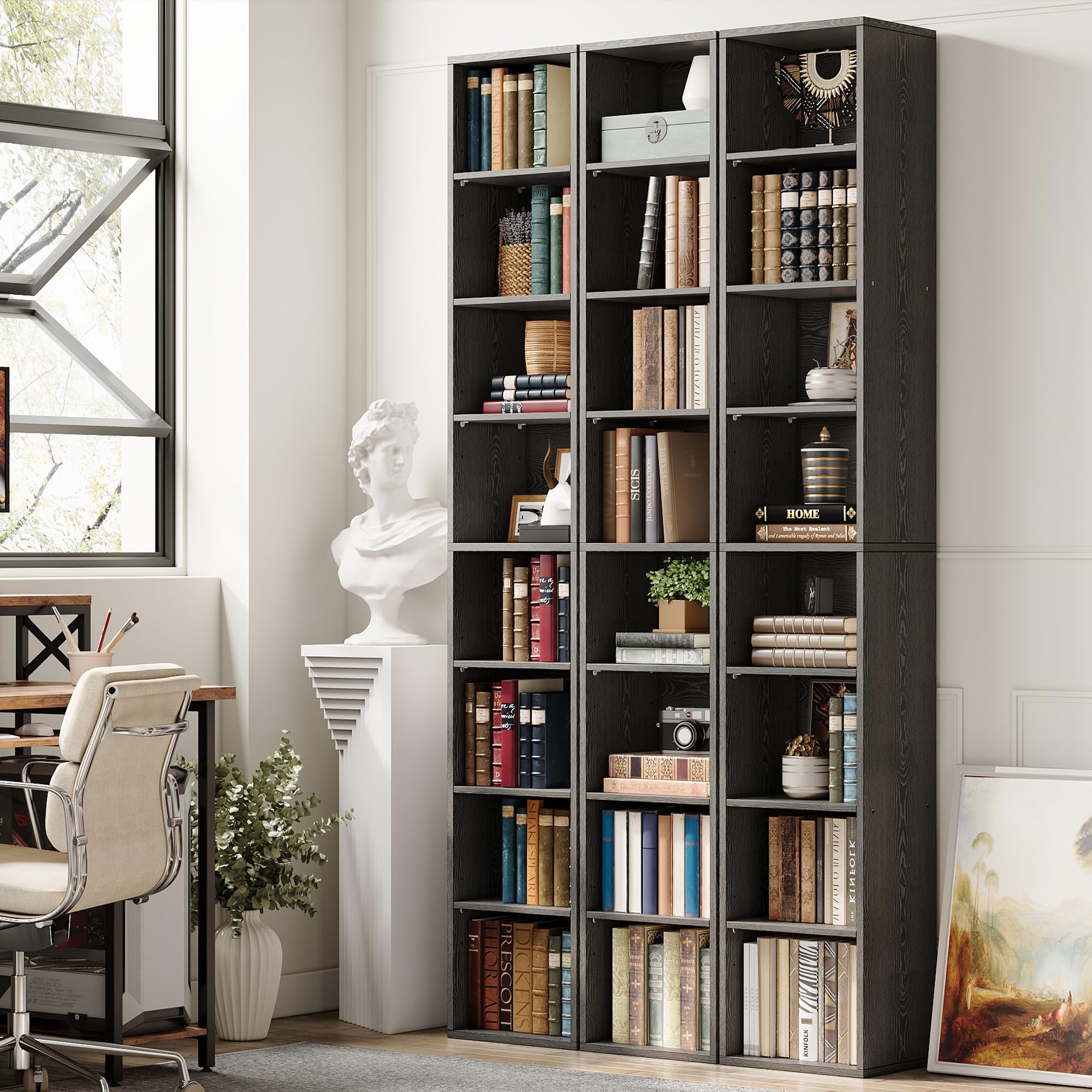 IRONCK open cube storage display for books and decor in a small room