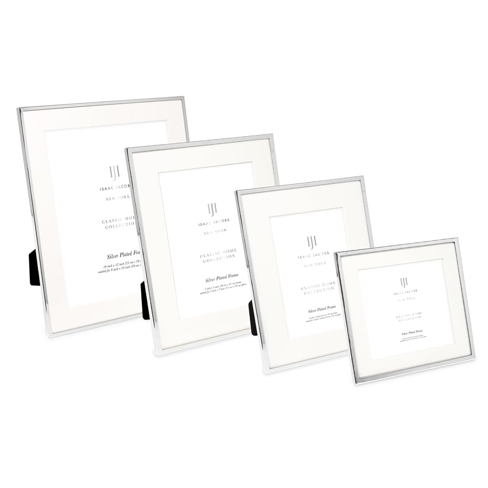 Isaac Jacobs silver frame on wall to emphasize keepsakes and family photos