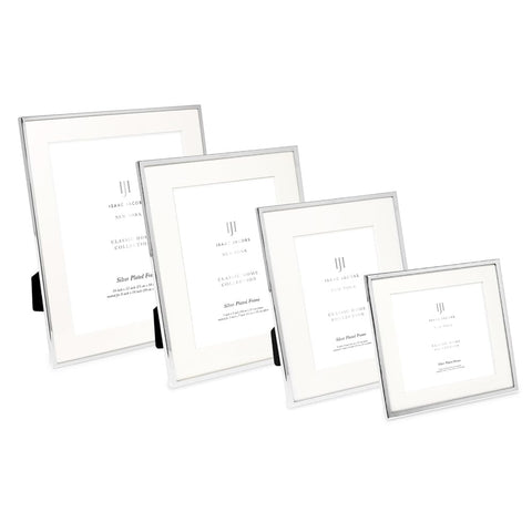 Isaac Jacobs silver frame on wall to emphasize keepsakes and family photos