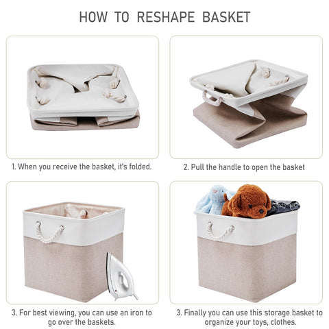 ISEMINGLA multi-purpose cubes organize clothes, toys, and books efficiently.