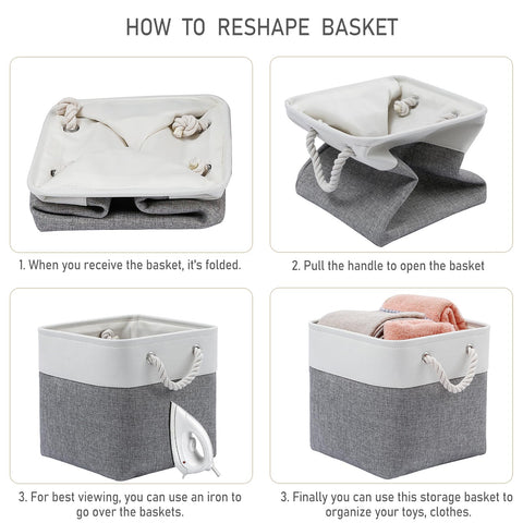 ISEMINGLA shelf bin organized for clothes and towels
