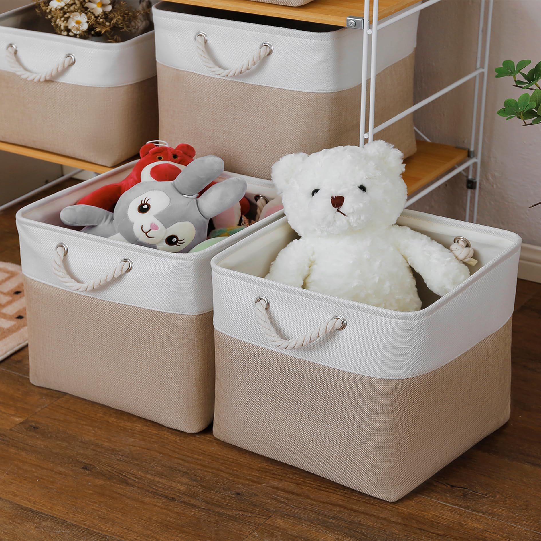 ISEMINGLA six-pack large storage cubes measure 13x15x13 inches