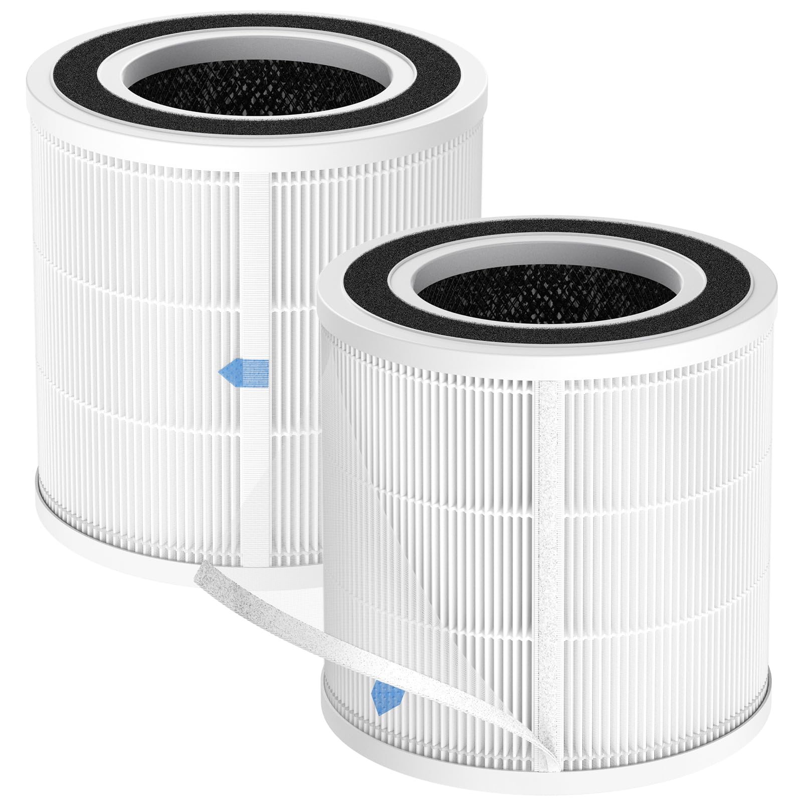 iSingo 2-pack replacement filter for GoveeLife H7129/H7128 improves purifier performance
