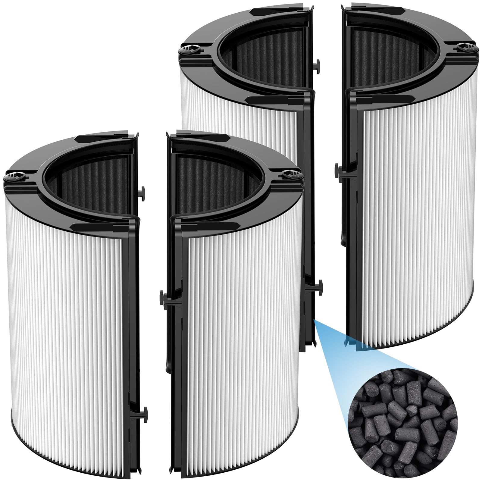 iSingo 360° glass filter for Dyson HP1/HP2 with precise fit and enhanced filtration