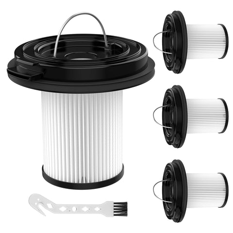 Isingo 4-pack replacement filter for Bissell compatibility captures dust efficiently