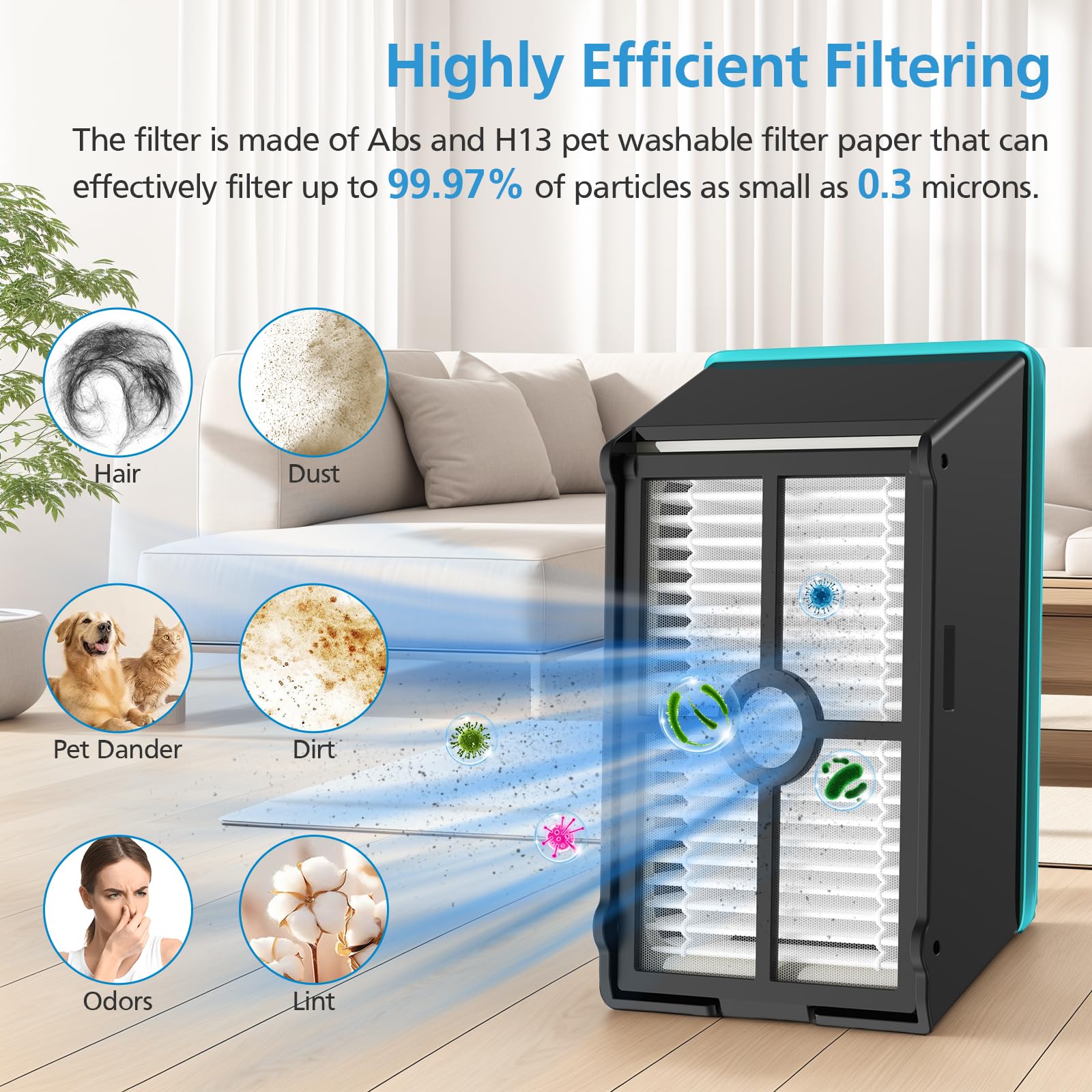 iSingo 3845N filter helps maintain strong suction