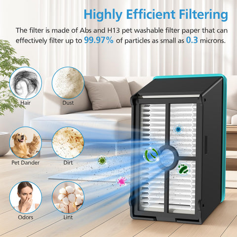 iSingo 3845N filter helps maintain strong suction