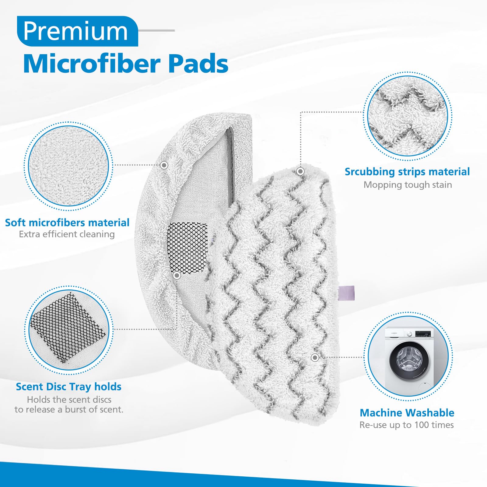 iSingo pads compatible with Bissell PowerFresh 1940/1440/1544 models