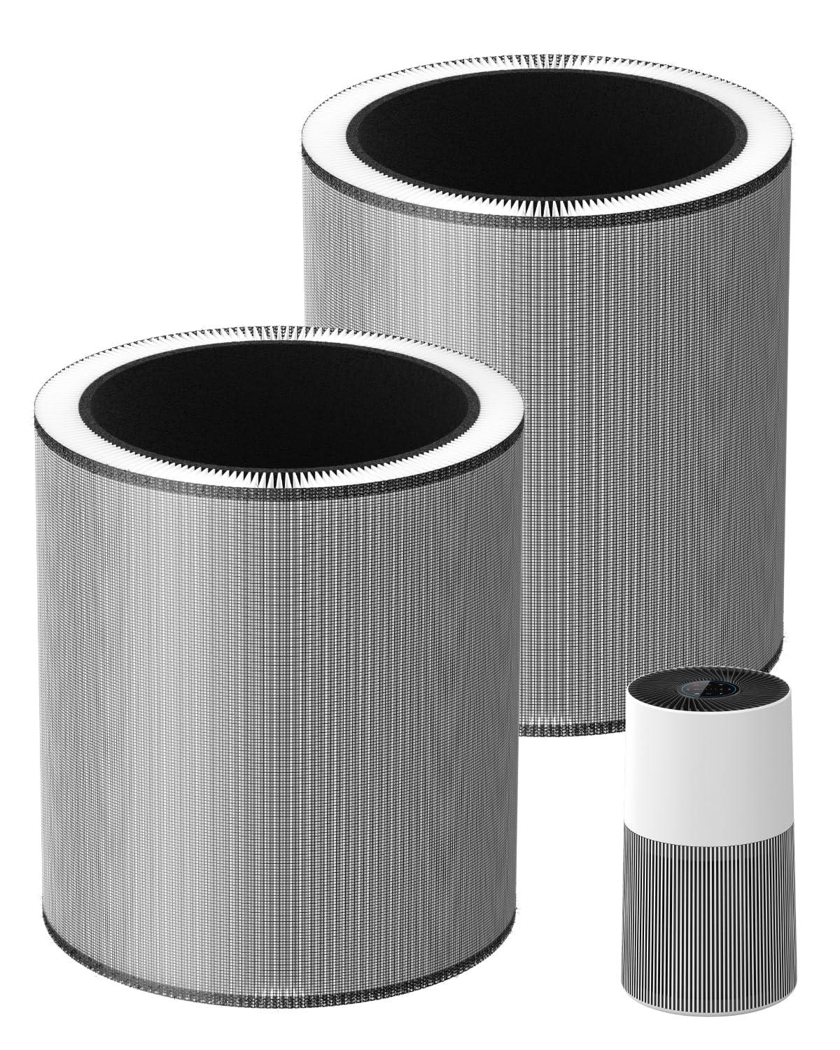 iSingo C610 replacement filter Z 2-pack fits Winix C610 for refreshed air quality.
