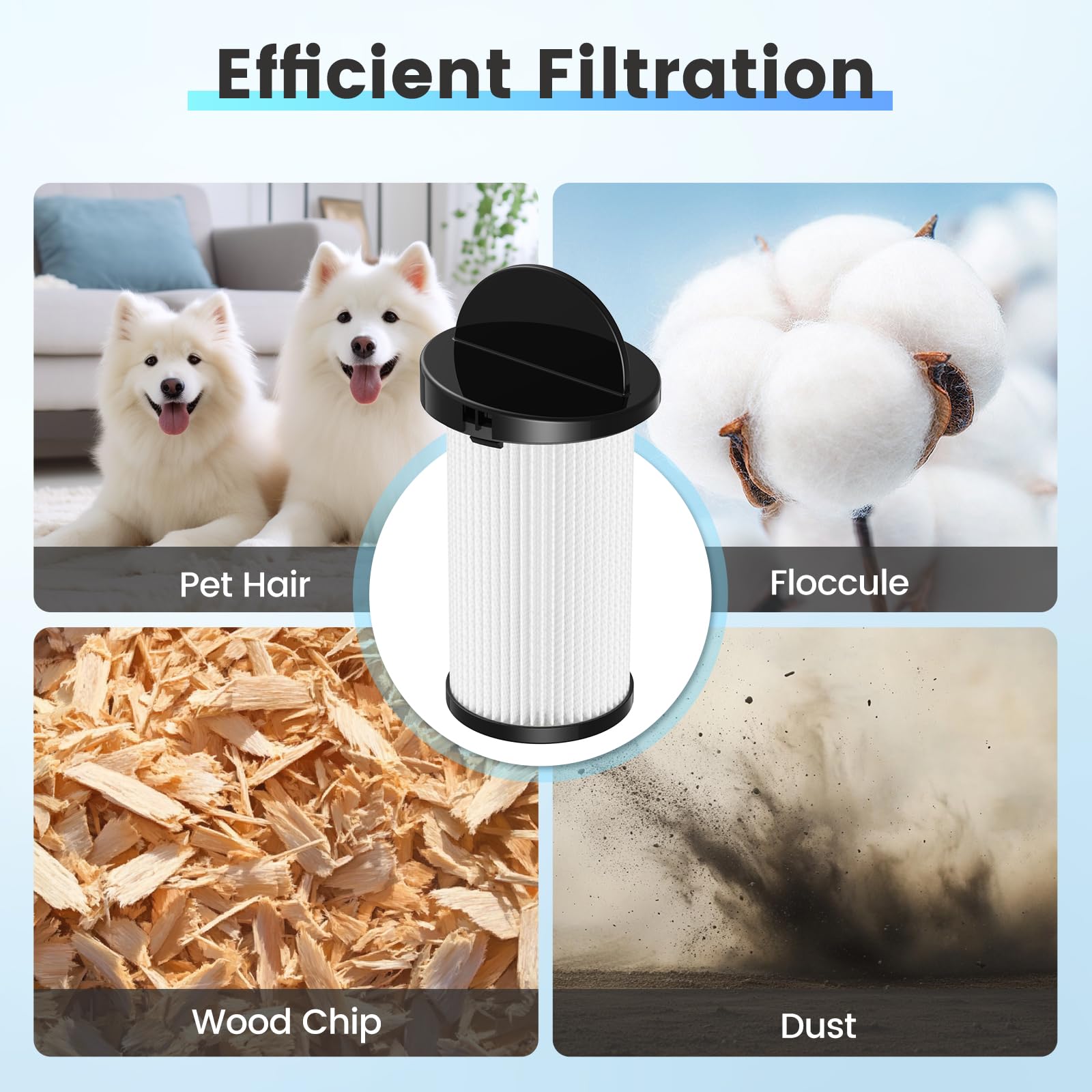 iSingo EyeVac PMF easy-cleaning with soft brush