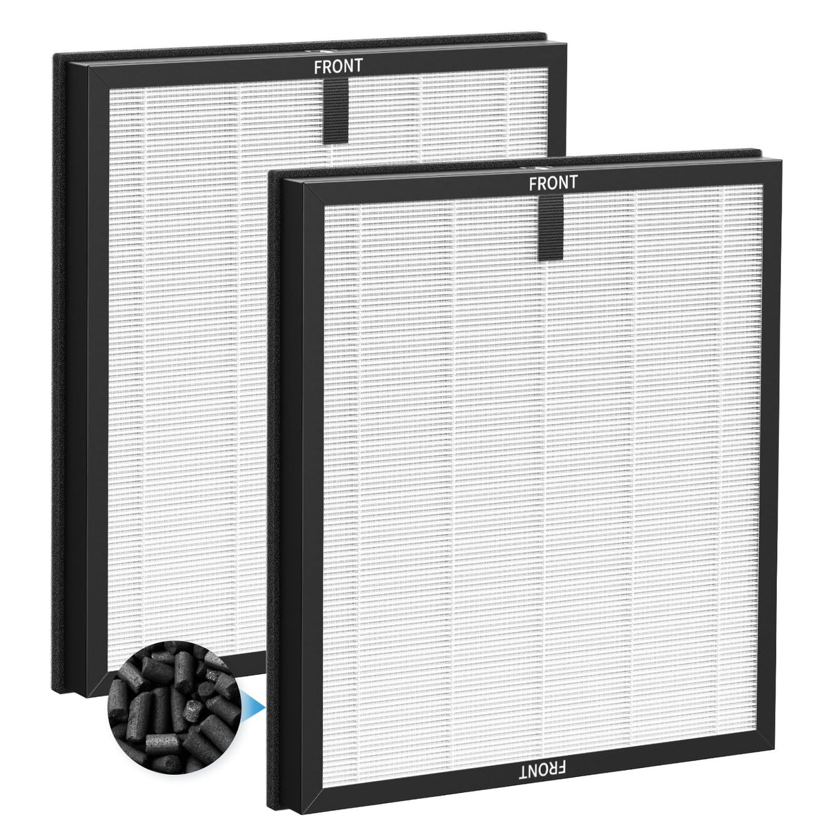 iSingo F1 replacement filter two-pack for AMEIFU purifiers and large rooms up to 2200 sq ft