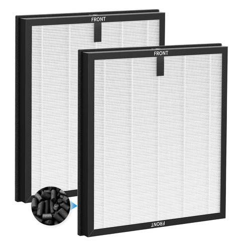 iSingo F1 replacement filter two-pack for AMEIFU purifiers and large rooms up to 2200 sq ft