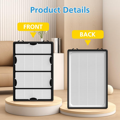 iSingo HAPF600 easy-install illustration demonstrating tool-free replacement.