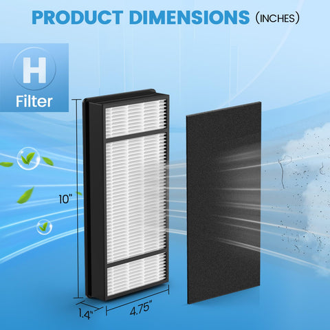 iSingo HRF-H1 replacement filter in use, consistent filtration
