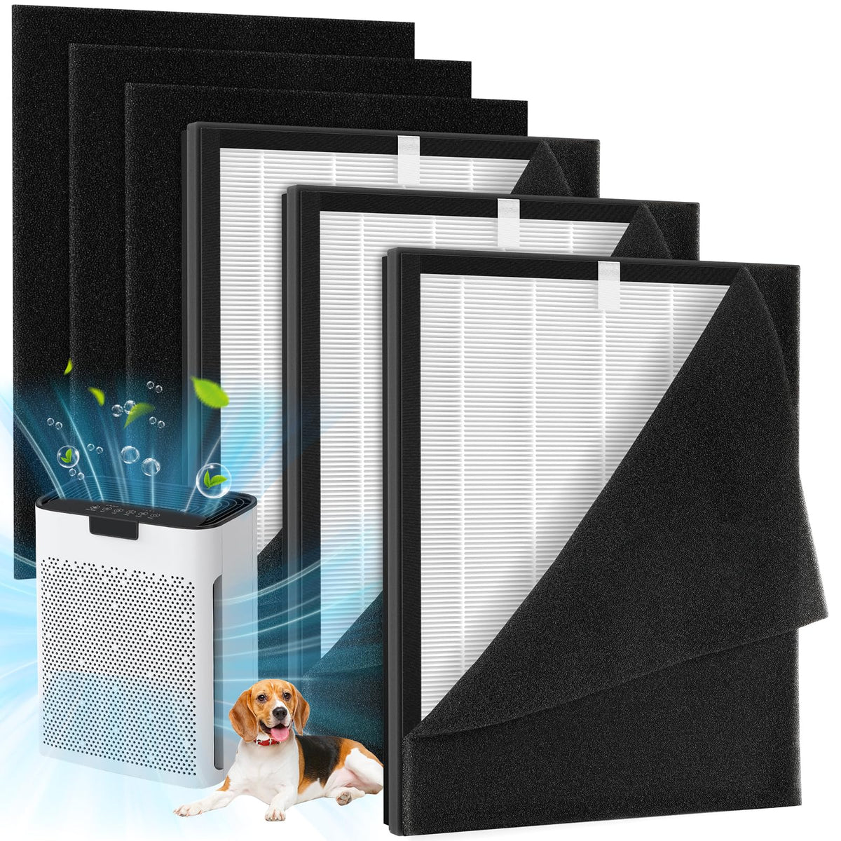 Isingo KJ190L main filter system for large rooms delivers precise filtration