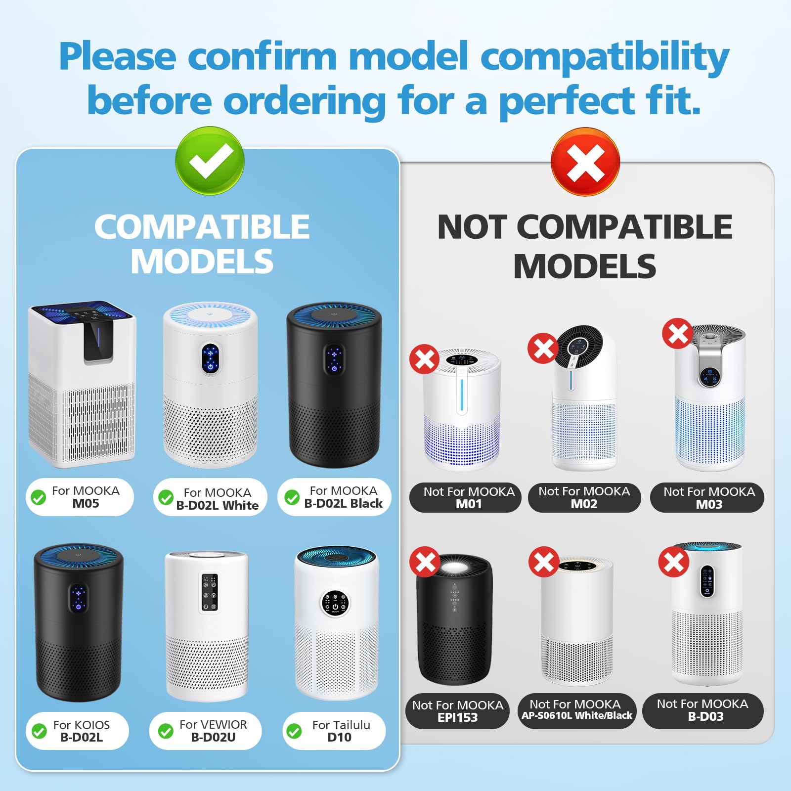 iSingo M05 B-D02L 3-stage filtration system removes particles and odors