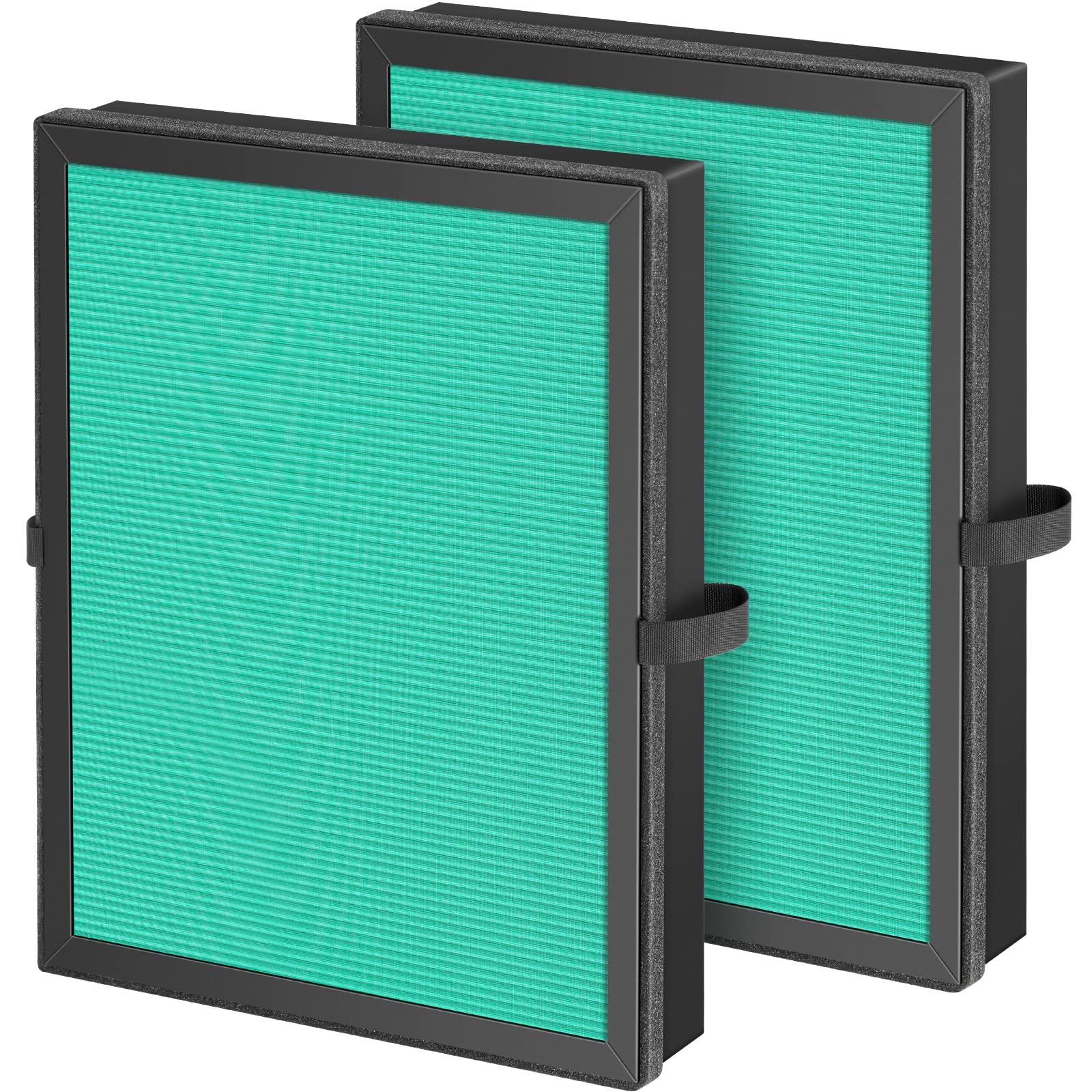 iSingo MK-04 two-pack filter kit ready for MK-04 MG-04JH purifiers for cleaner air.