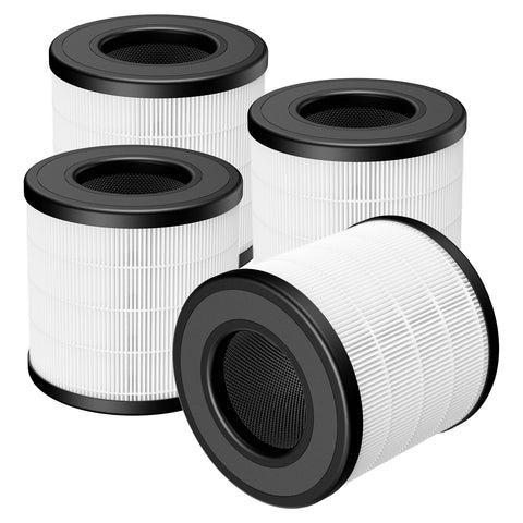 iSingo PU-P05/AC201B replacement filter front packaging for easy replacement.