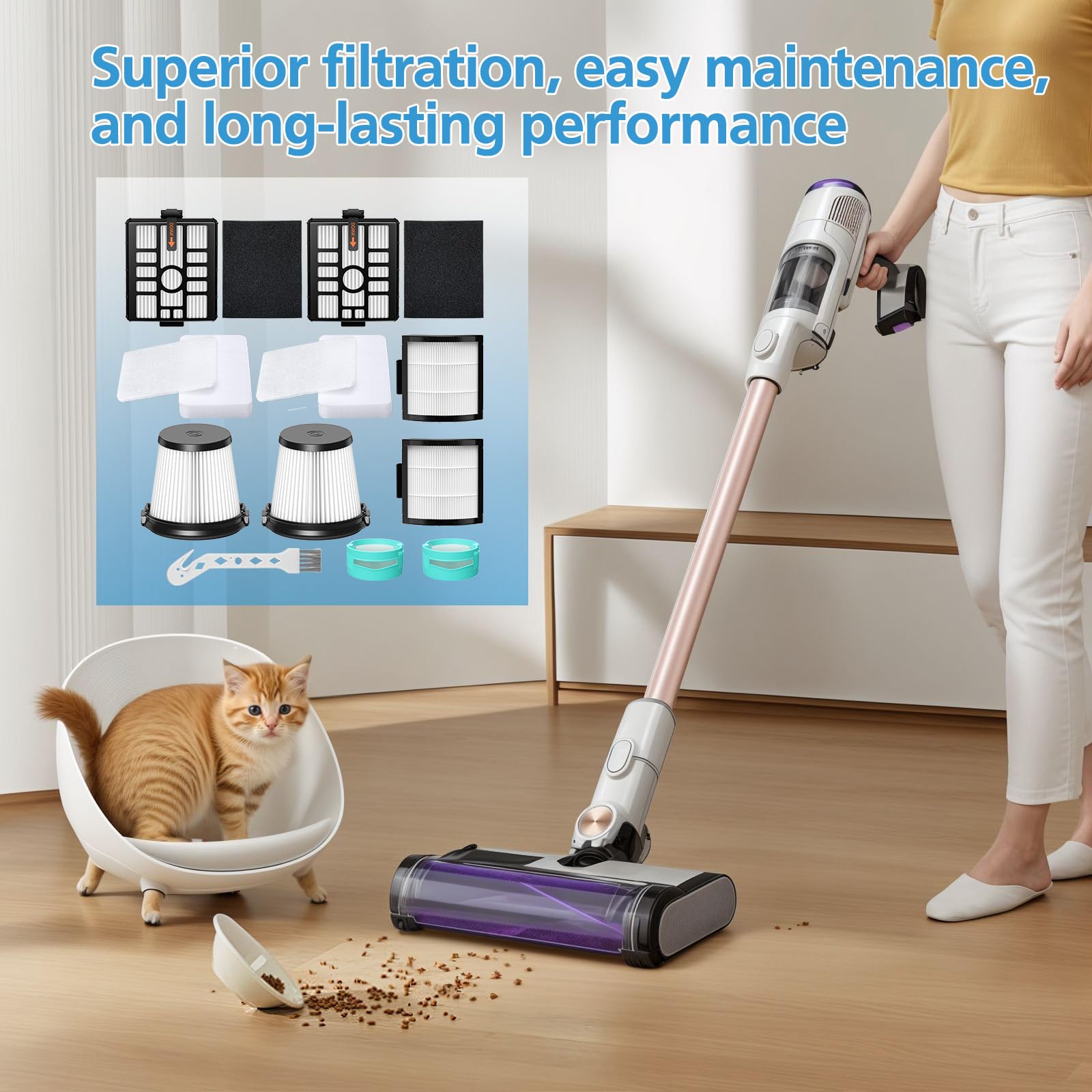 iSingo HEPA filter set for enhanced indoor air quality.