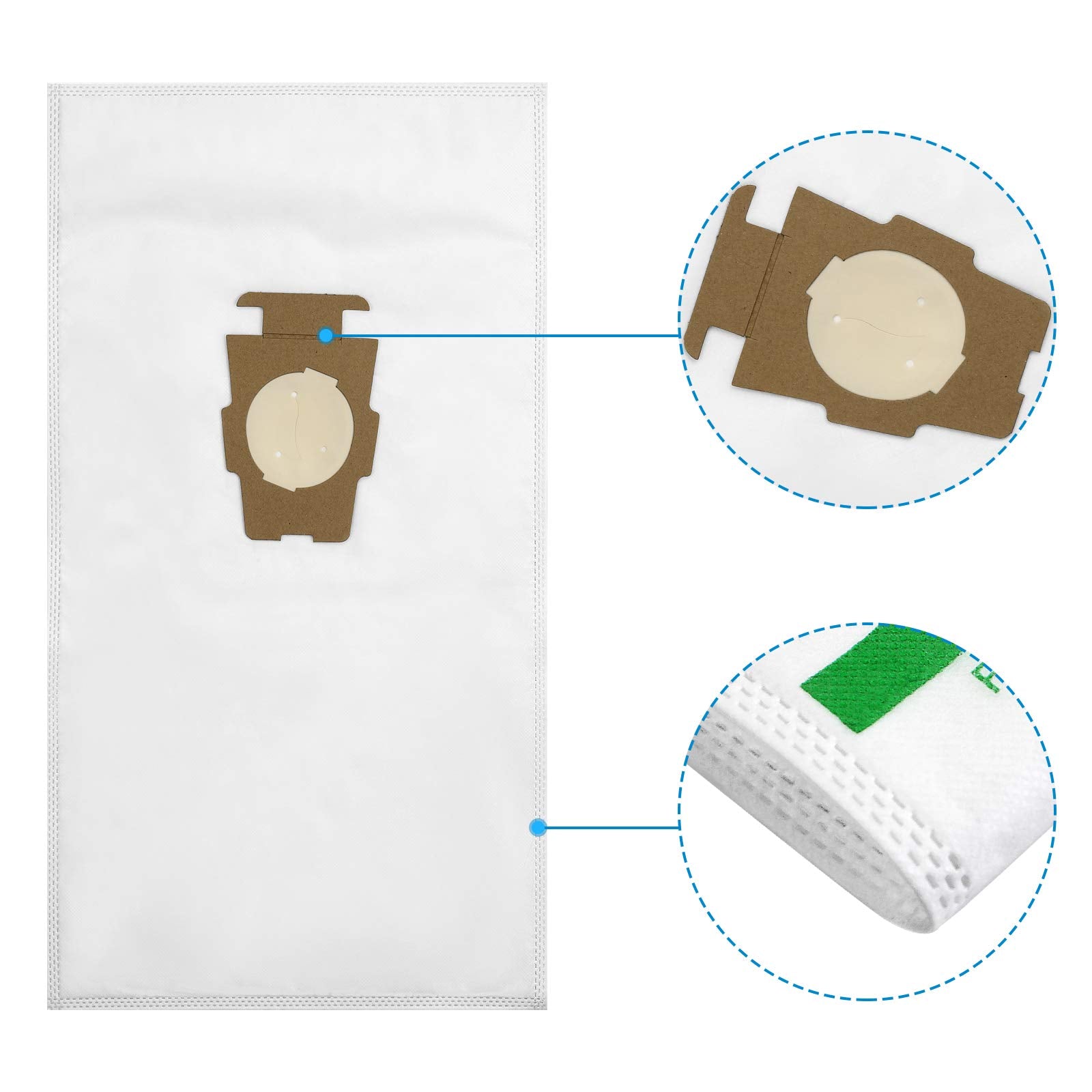 iSingo universal cloth bags kit offers broad compatibility with multiple Kirby lines.
