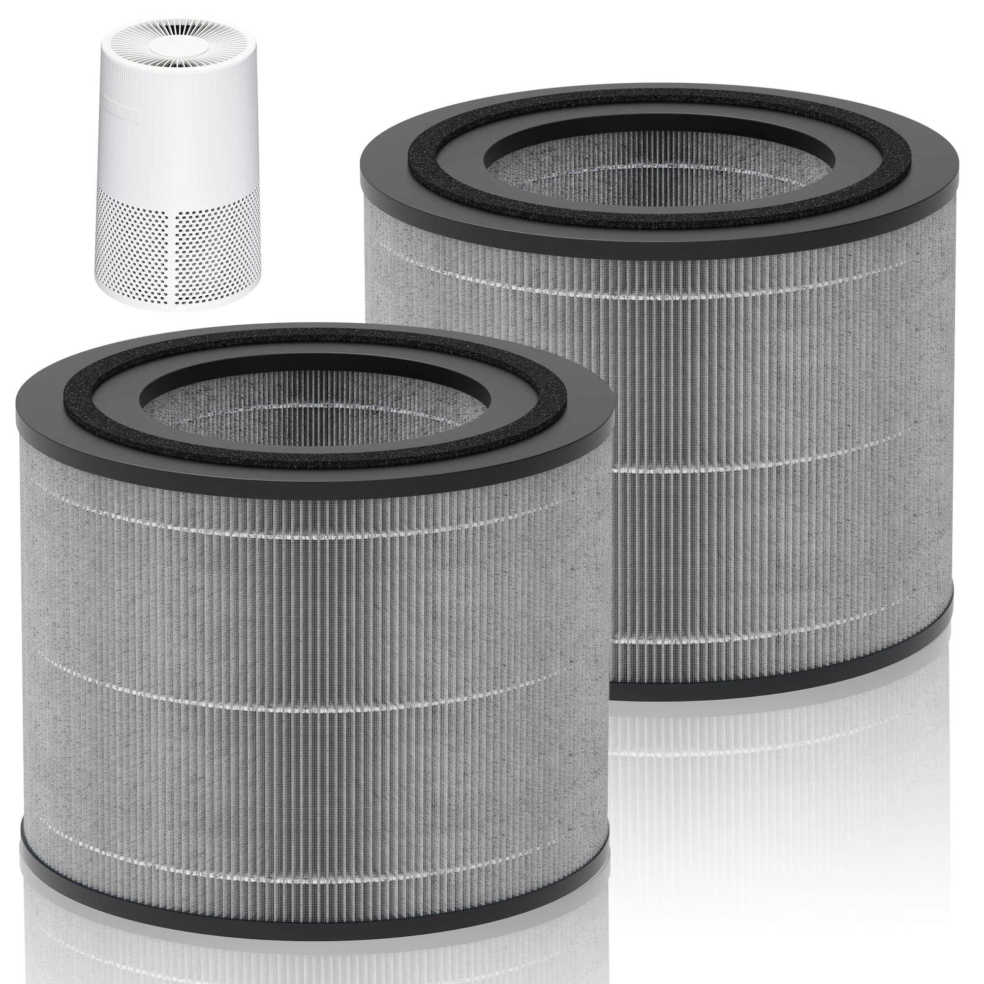 Isingoione AC2224A replacement filter 2-pack improves home air quality.