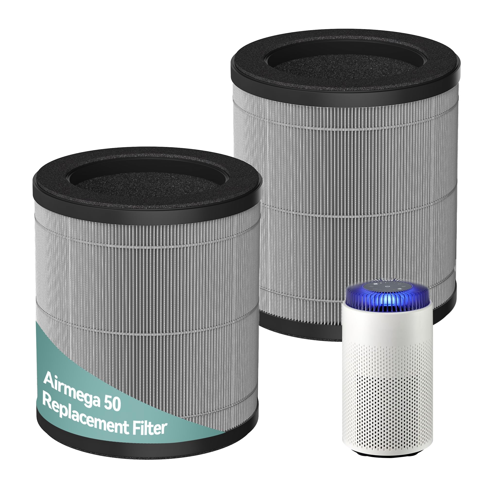 Isingoione Airmega 50 filter pack front view for easy replacement
