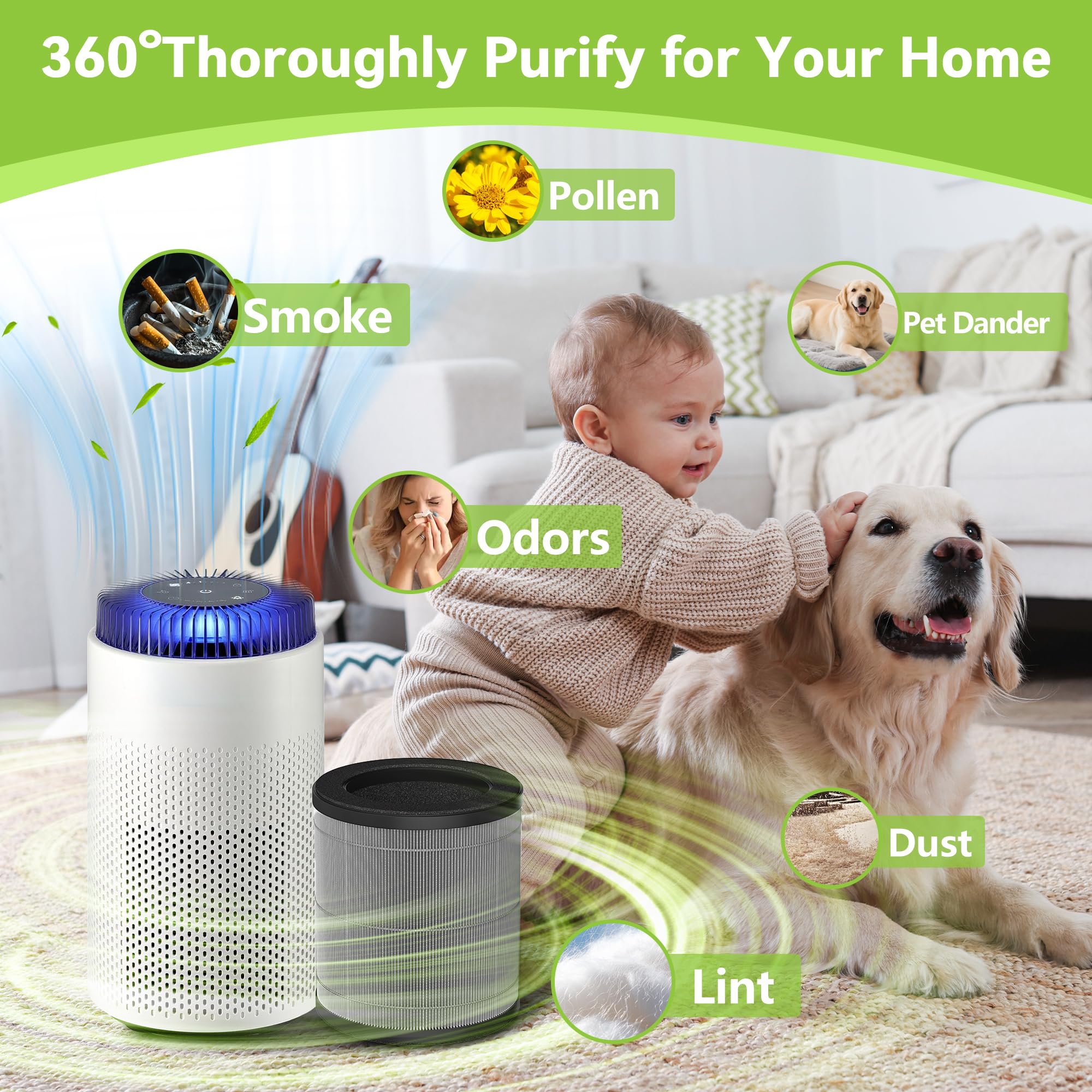 Isingoione Airmega 50 replacement 2-pack ensures continuous purification