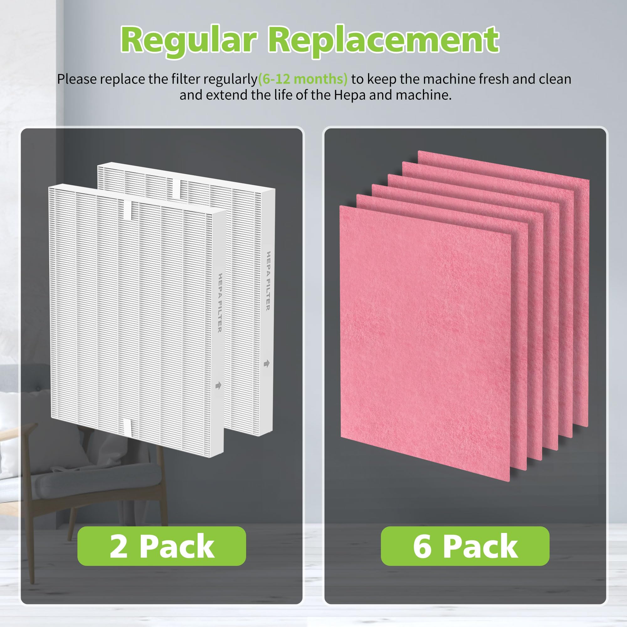 isingoione AP-1512HH in-use purifier view shows easy maintenance