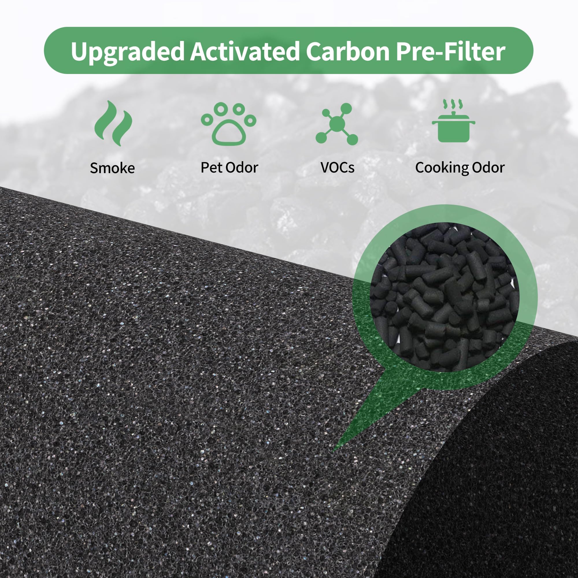 Isingoione bundle image shows 2 filter-V units and 4 pre-filters for maintenance