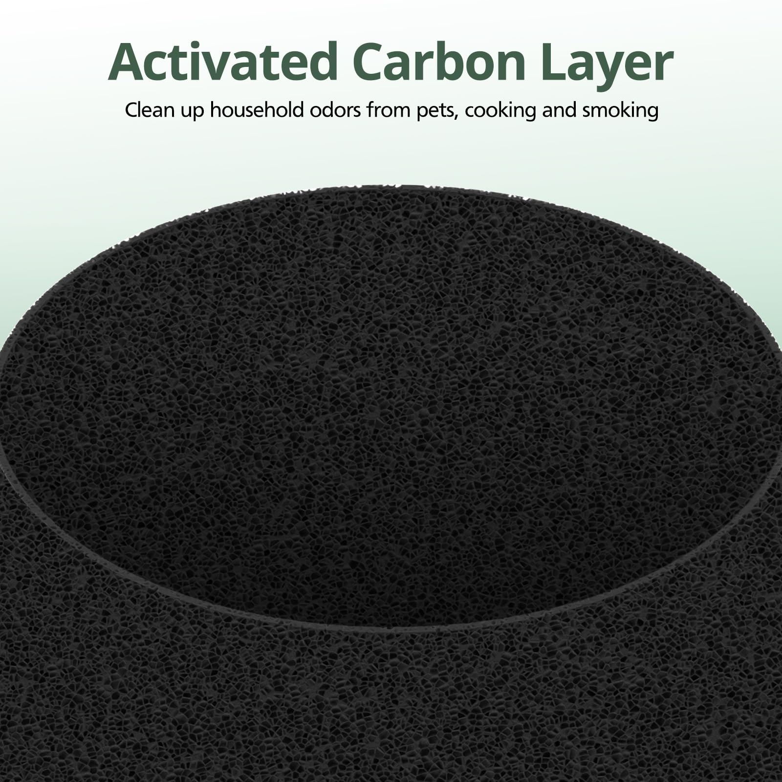 Isinlive 211i Max activated carbon layer reduces odors