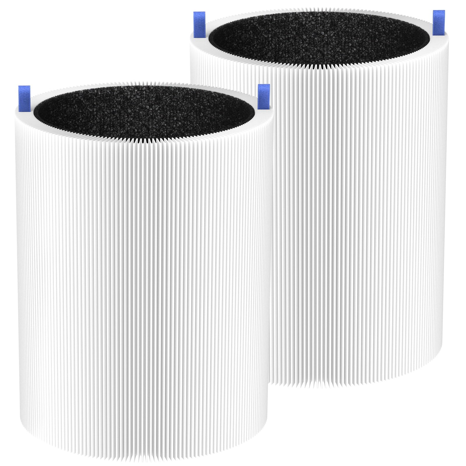 ISINLIVE 311i+ Max filter front view with two replacement cartridges for clean air.