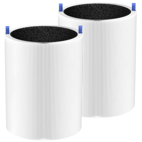 ISINLIVE 311i+ Max filter front view with two replacement cartridges for clean air.