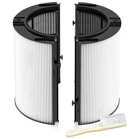 isinlive 360 Combi Glass HEPA filter side view for Dyson HP1 purifiers