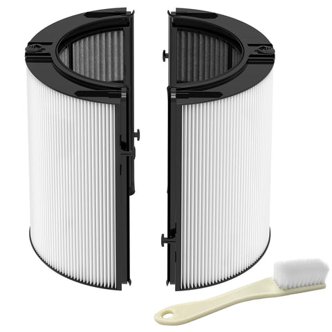 Isinlive 360-degree combi filter front view for Dyson improves compatibility and easy replacement.