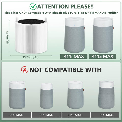 isinlive 411i max filter pack opened to show replacement cartridges