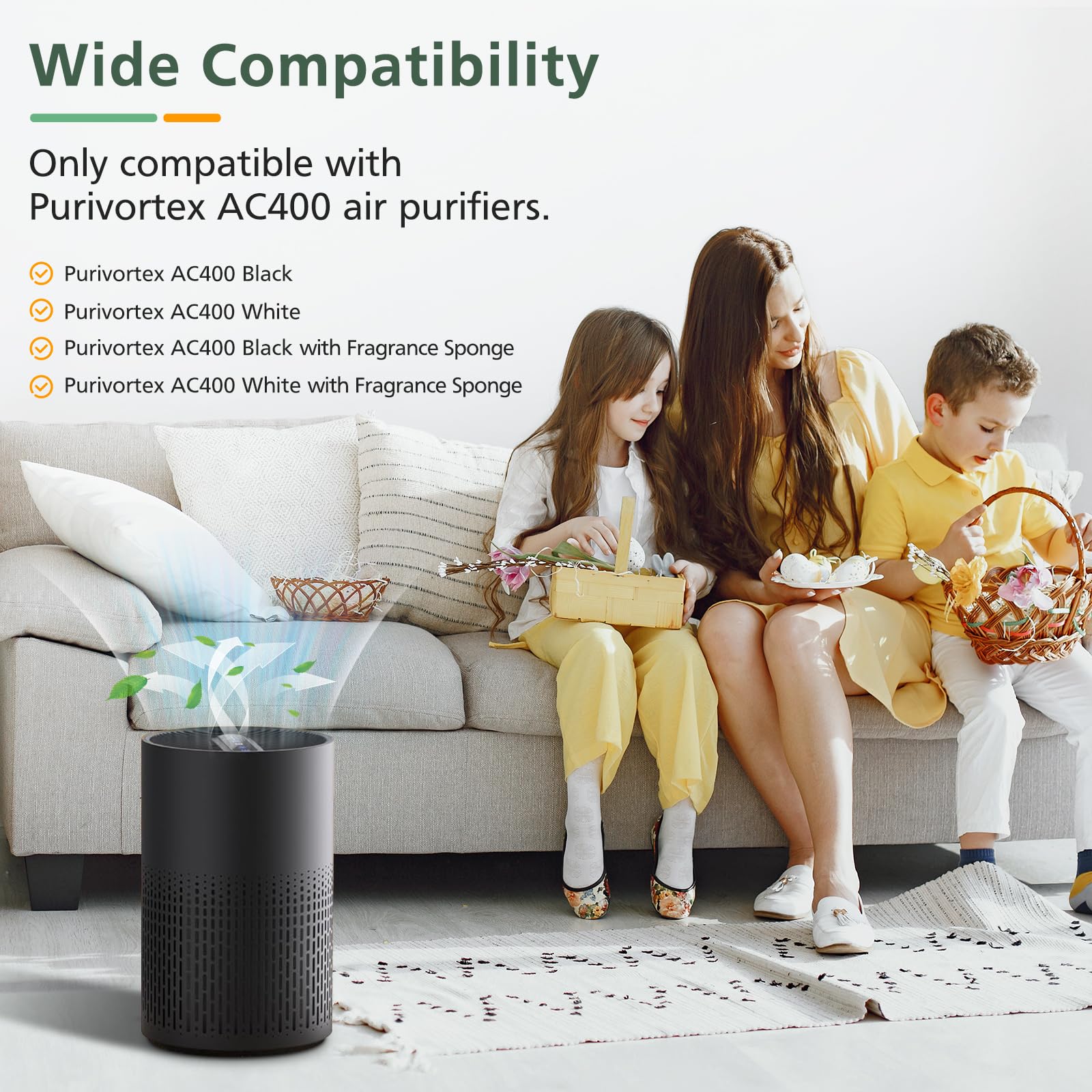 Isinlive AC400 packaging sealed ready for replacement in your purifier